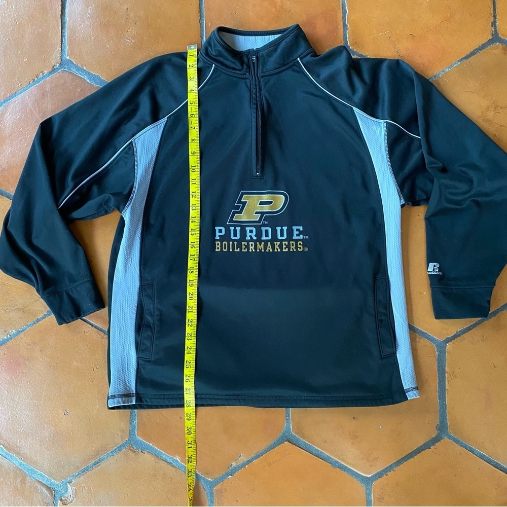 Purdue Boilermakers NCAA Sweatshirt 1/4 Zip Pullover Tailgate College Men Large - Picture 5 of 6